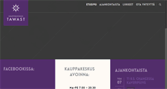 Desktop Screenshot of kauppakeskustawast.fi